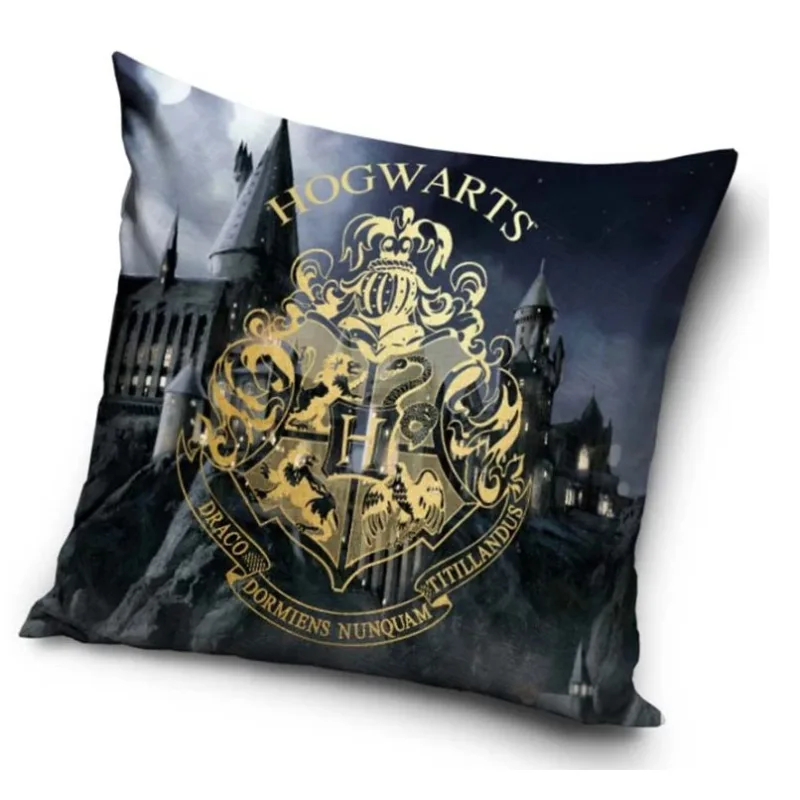 Detský vankúšik Harry Potter Erb Rokfortskej školy 40x40 cm