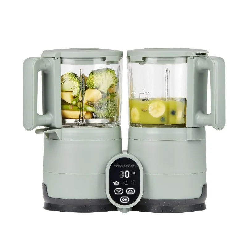 Multifunkčný prístroj Nutribaby Glass Celadon Green