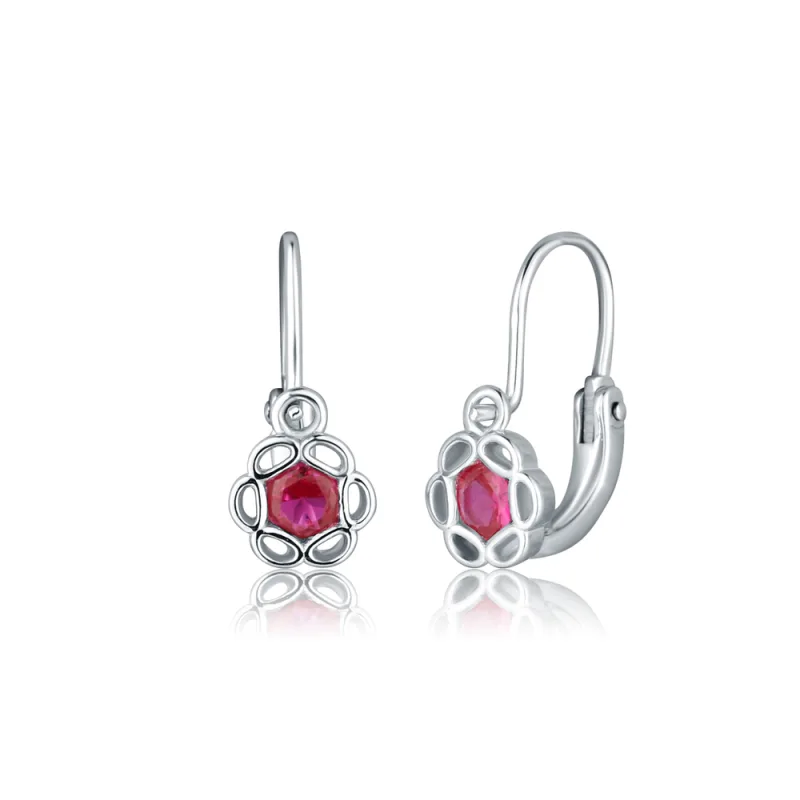 JVD Dětské stříbrné náušnice se zirkony SVLE3061XF6R100