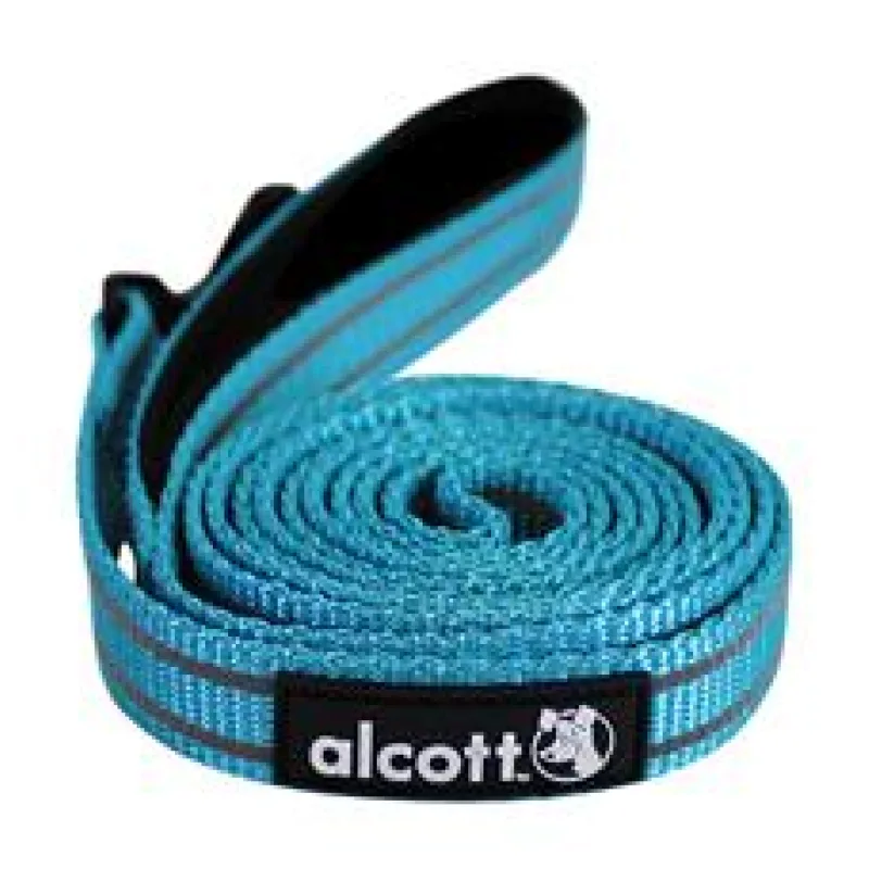 Alcott reflexní vodítko pro psy, modré velikost S