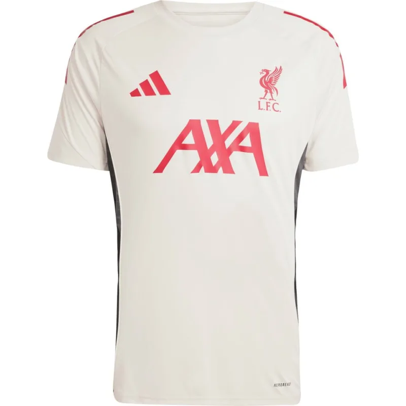Adidas Liverpool FC tréningový dres svetlosivý pánsky 2025-2026