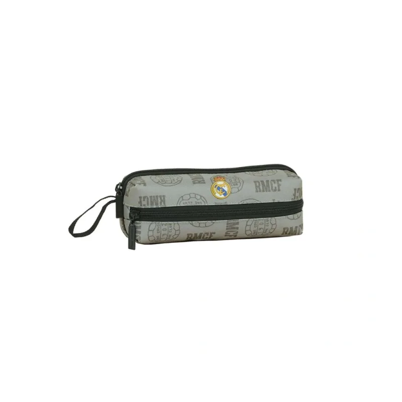 Real Madrid peračník s 3 zipsami sivý - SKLADOM