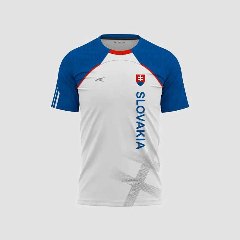 Futbalový dres Slovensko / Slovakia biely detský - SKLADOM