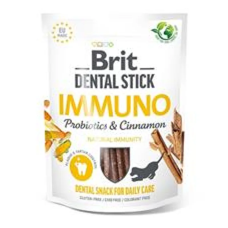 Brit Dog Dental Stick Immuno Probiotics&Cinnamon 7ks 251 g
