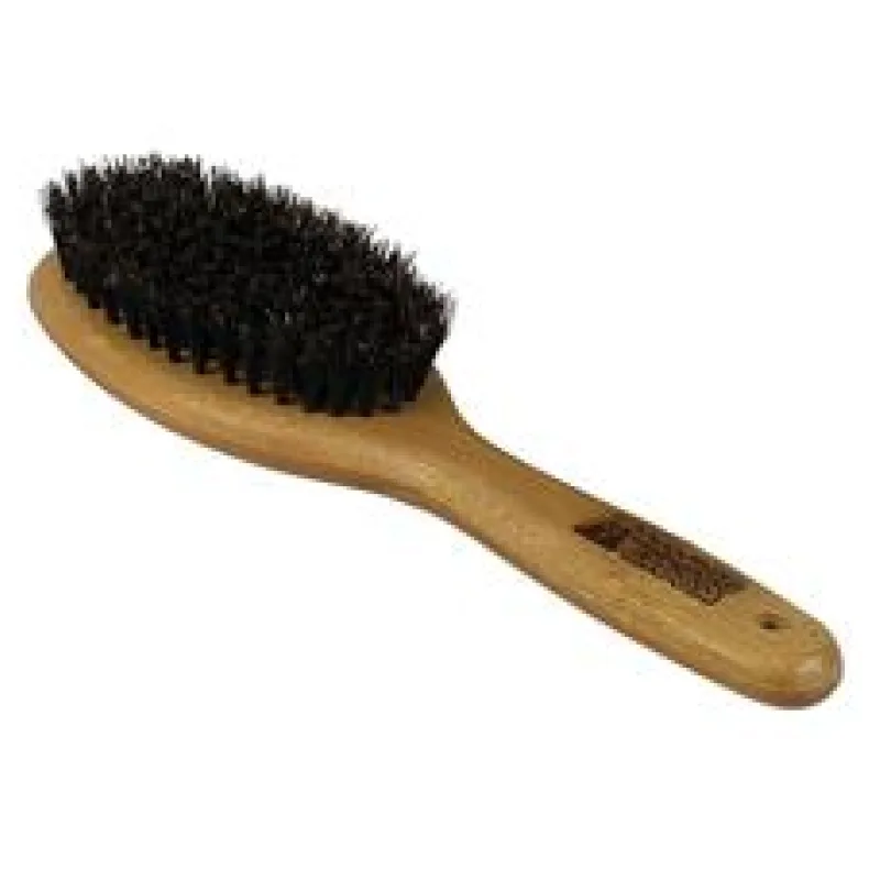 Bamboo Groom Velký oválný kartáč s přírodními medvědími štětinami