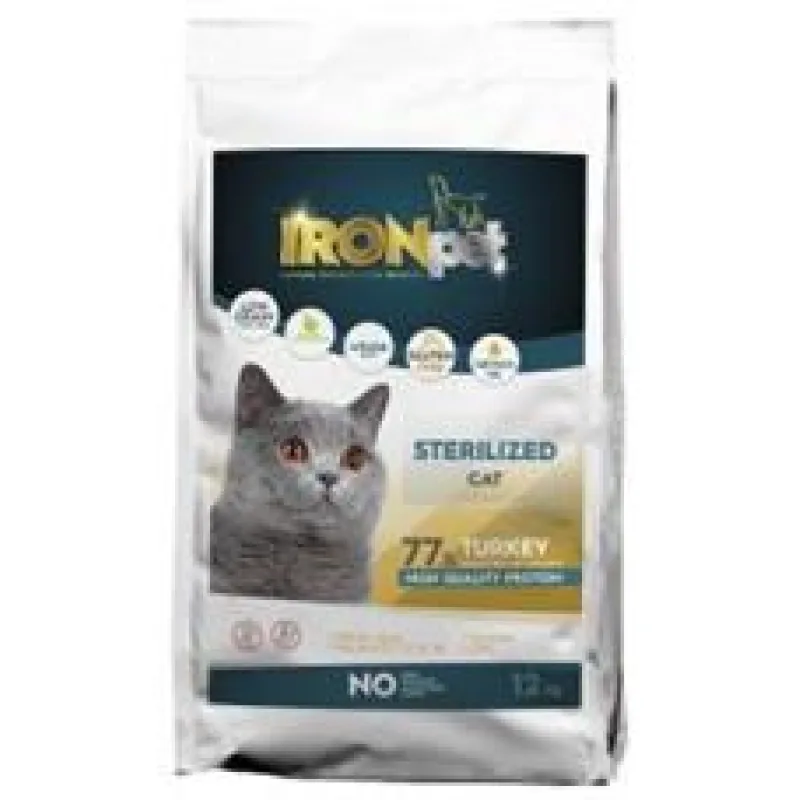 IRONpet Cat Sterilized Turkey (Krůta) 2 kg