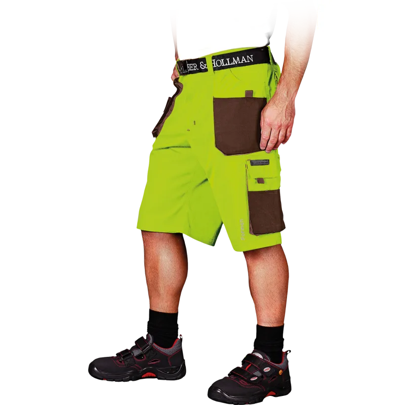 Leber&Hollman FMN LBR kraťasy Lime/Brown S-3XL