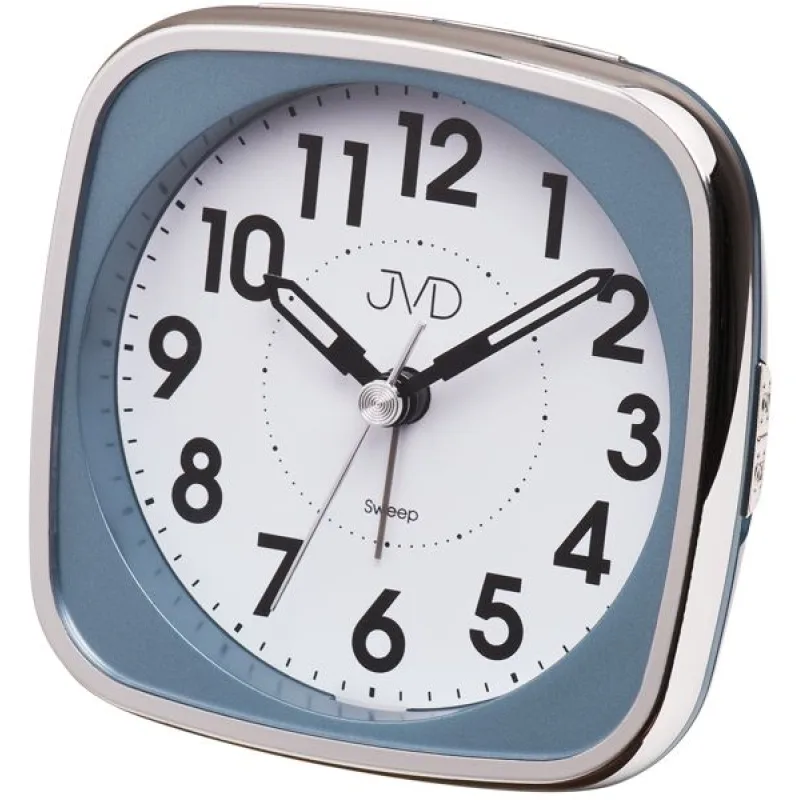 Modrobílý analogový budík JVD sweep SRP838.3