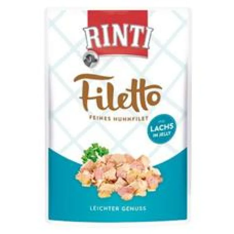 Rinti Dog Filetto kapsa kuře+losos v želé 100 g