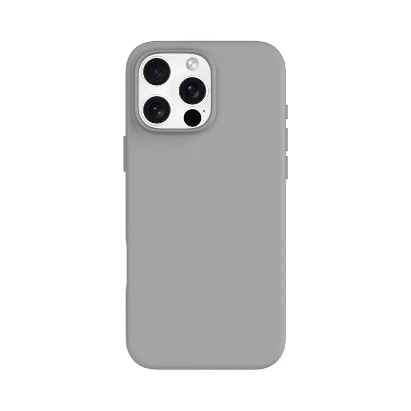 Devia kryt Nature Series Silicone Magnetic Case pre iPhone 16 Pro - Gray…