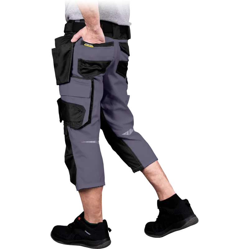 Leber&Hollman HARVER-R SB pánske dlhé kraťasy Grey/Black S-3XL