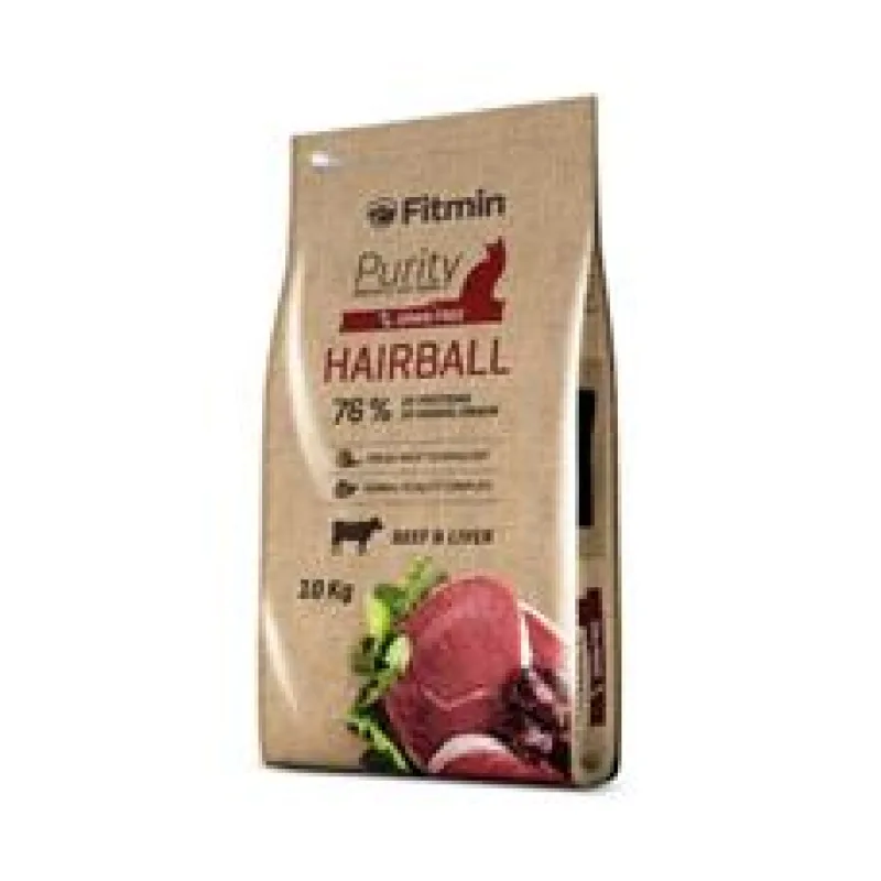 Fitmin kompletní krmivo pro kočky Purity Hairball 2 x 10 kg