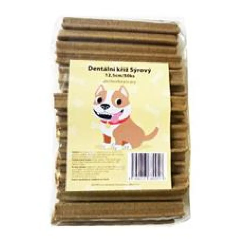 Pochoutka Dentální kříž Sýrový 12,5cm 50 ks