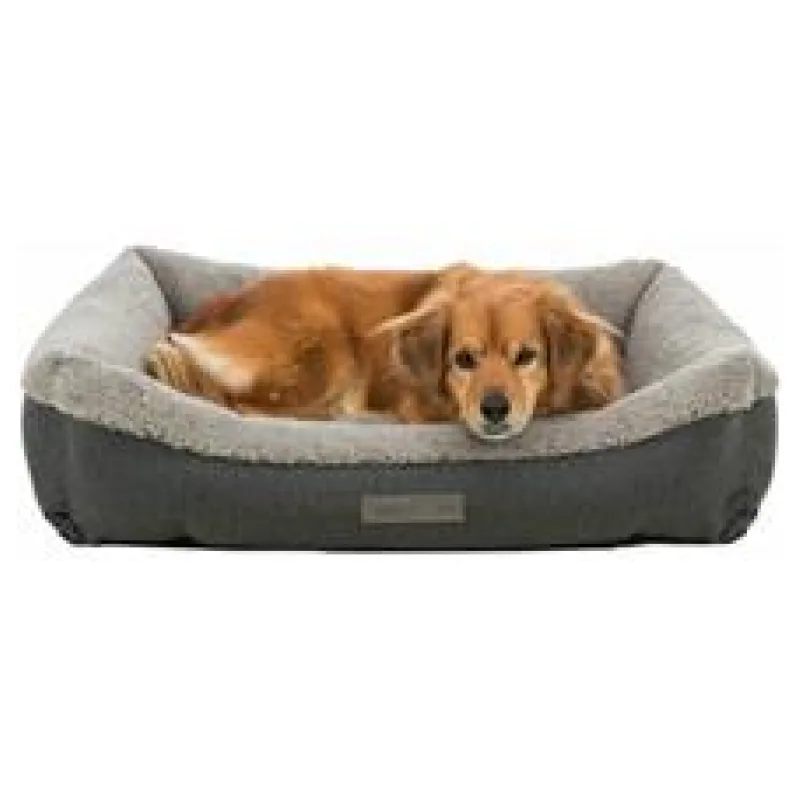 BENDSON Vital pelech s okrajem - tmavošedá/světlešedá 90 x 60cm