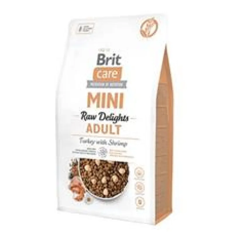 Brit Care Dog Mini FD Raw Delights Turkey&Shrimp 2 kg