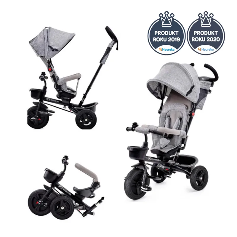 Trojkolka Kinderkraft Aveo - Grey