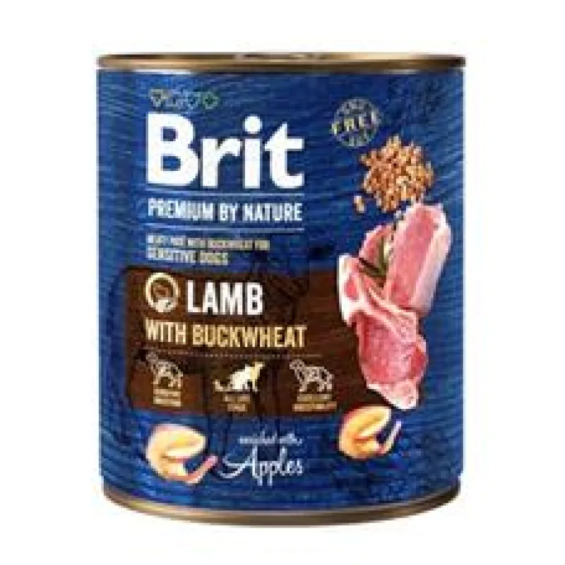 Brit Premium Dog by Nature konz Lamb with Buckwheat 400 g