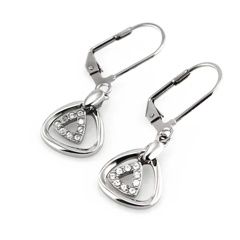 MPM Ocelové náušnice z chirurgické oceli Earrings 7746 - Silver