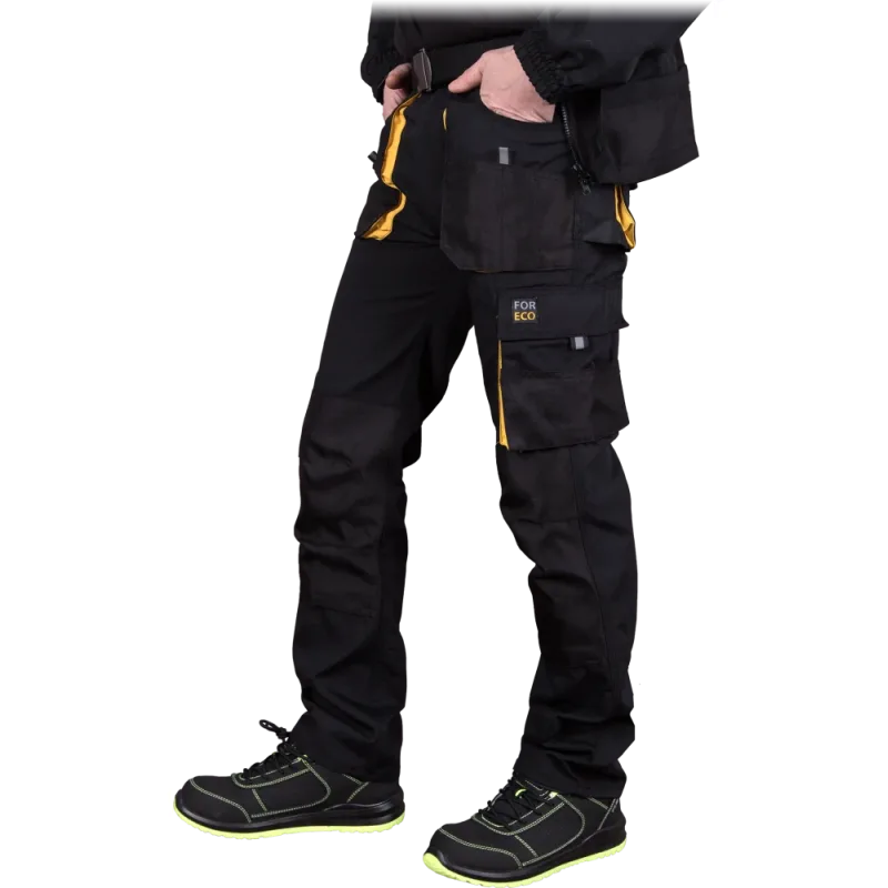 Reis FORECO DO kalhoty Black/Yellow 46-62