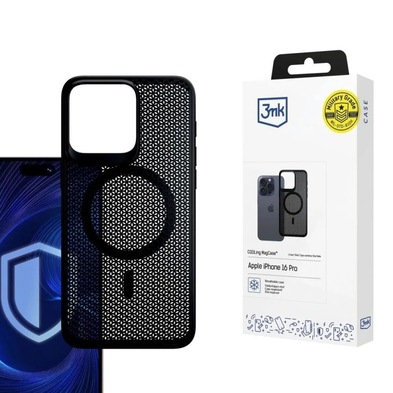 3mk ochranný kryt Cooling Magcase pro Apple iPhone 16 Pro 5903108586856