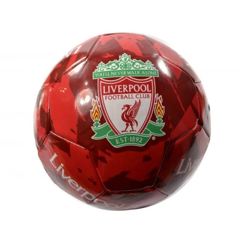 Liverpool FC futbalová lopta červená - SKLADOM