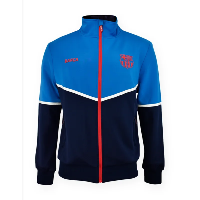 FC Barcelona mikina / bunda modrá pánska - SKLADOM