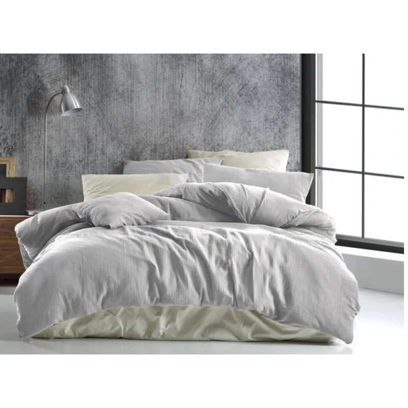 Mušelínové obliečky svetlo šedé 40x40 cm