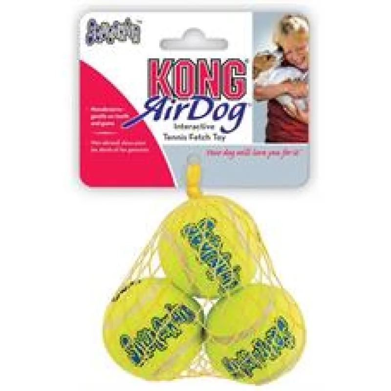 Hračka tenis Air dog Míč malý Kong, extra small 3 ks