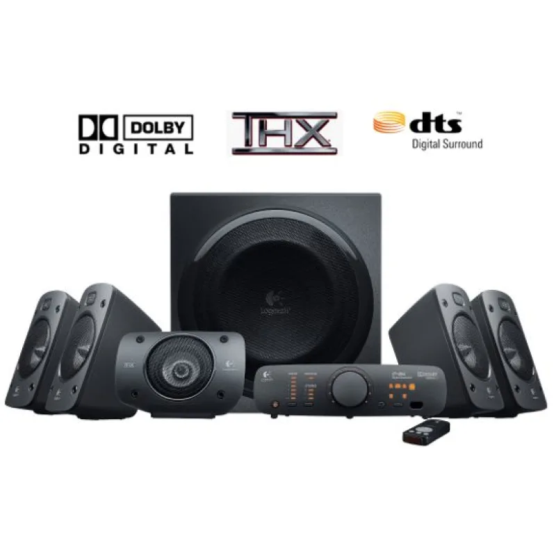 Reproduktory Logitech Z906 Domáce kino 5.1 systém priestorového zvuku 980…