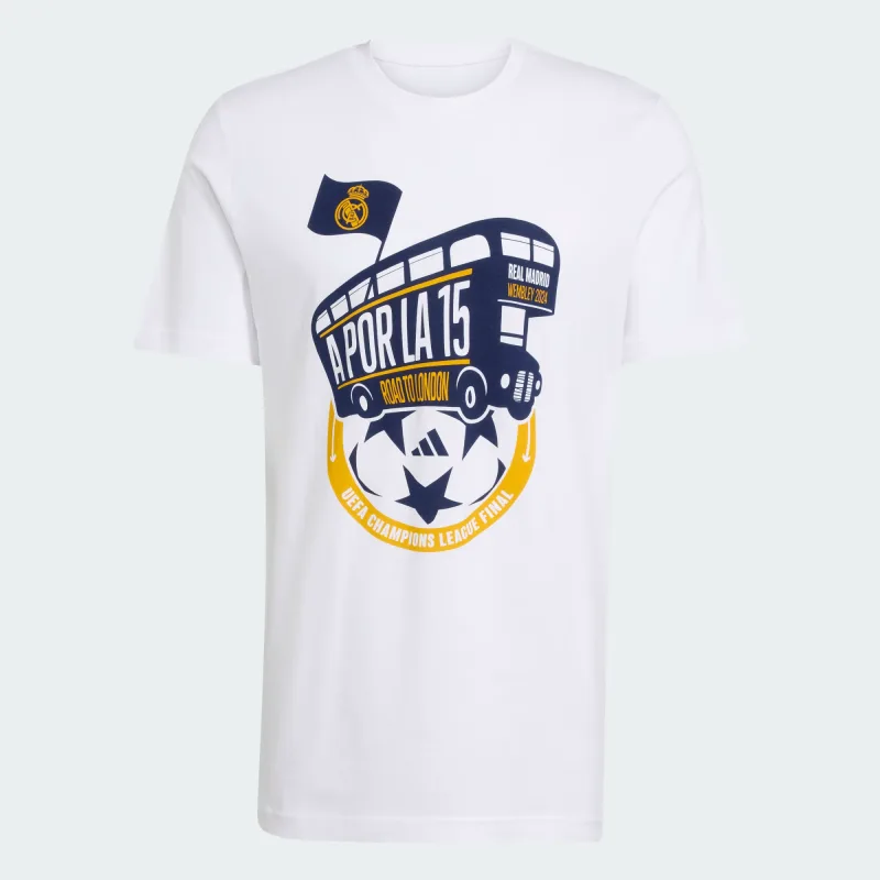 Adidas Real Madrid Wembley 2024 tričko biele pánske