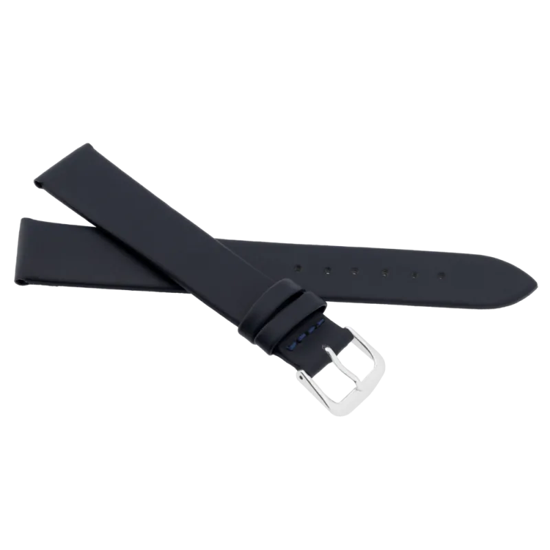 JVD Modrý kožený unisex řemínek na hodinky R14809/14