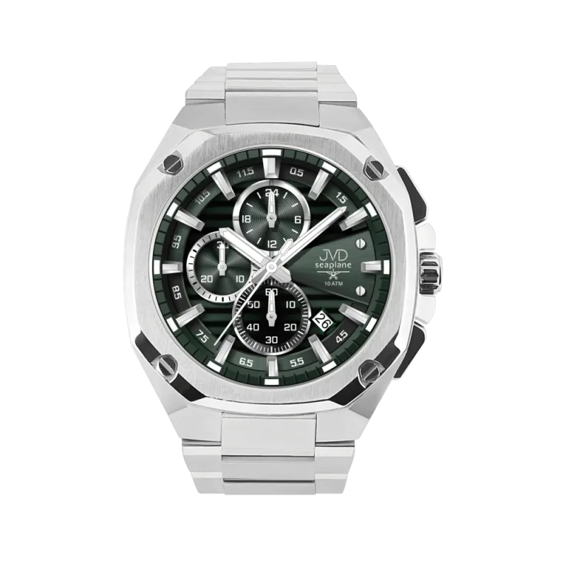 JVD Pánské ocelové vodotěsné ocelové hodinky - chronograf JVD JE1015.2