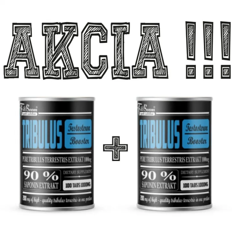 Tribulus 90% 100 tabliet + 100 tabliet - FitBoom