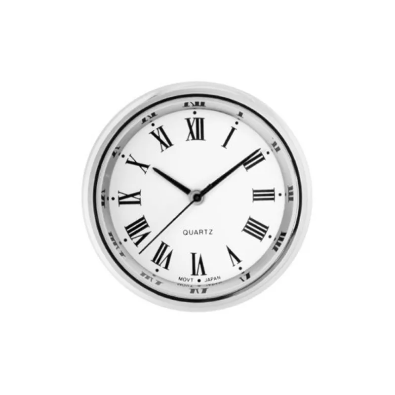 MPM Vestavné hodiny 35 mm - stříbrné, římské 550/4173-13 E22.4794. (006895)