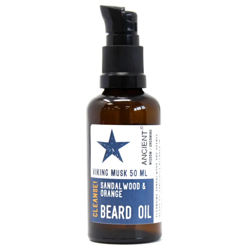 50ml Olej na Bradu - Vikingské Pižmo - Očisti!