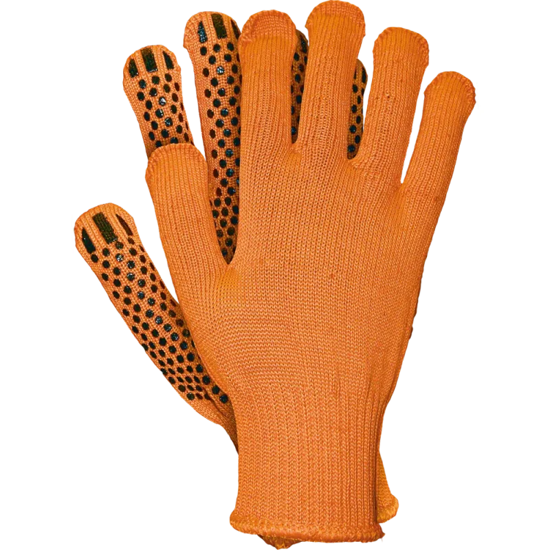 Reis RDZFLAT rukavice s PVC bodky 10-11