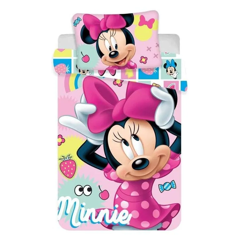 Jerry Fabrics Obliečka do postieľky Minnie sweet baby, 100x135 / 40x60 cm