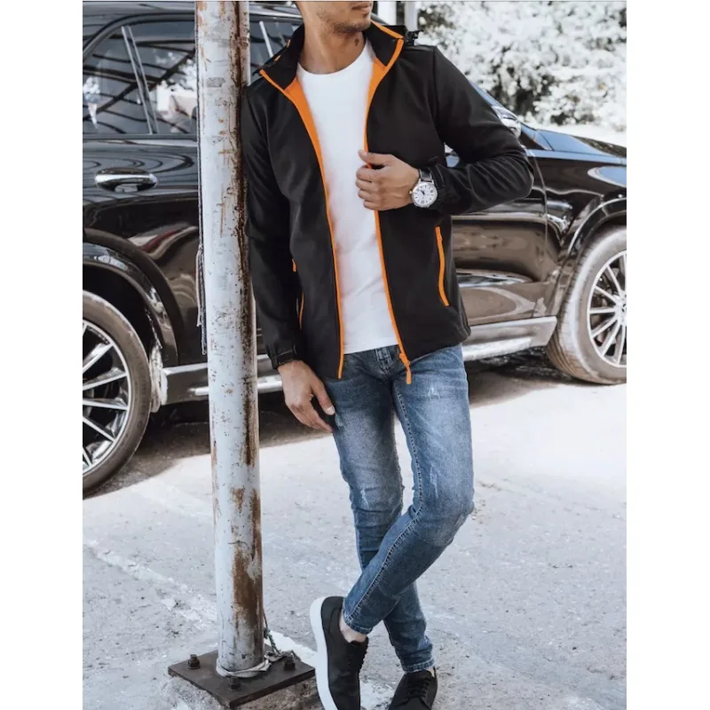 Pánska bunda softshellová čierna Dstreet TX4175 M