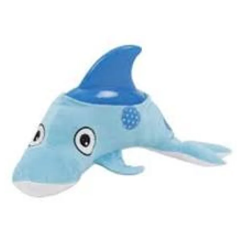 Plyšová hračka s gumou Delfín 1 ks