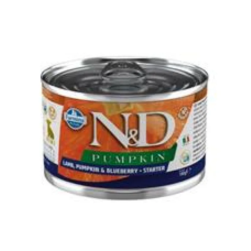 N&D DOG PUMPKIN Starter Lamb & Blueberry Mini 140 g