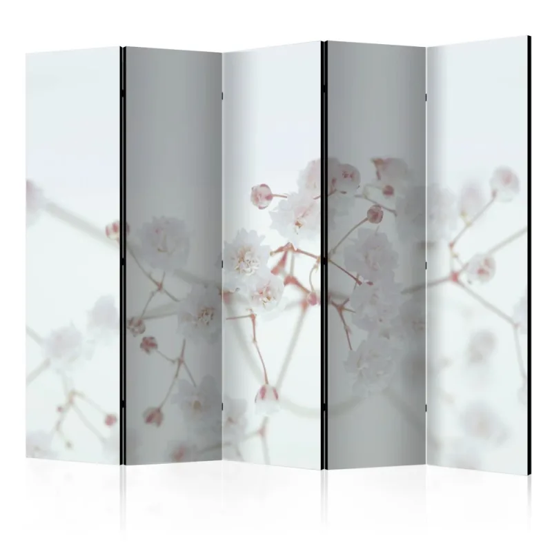 Artgeist Paraván - White Flowers II [Room Dividers]