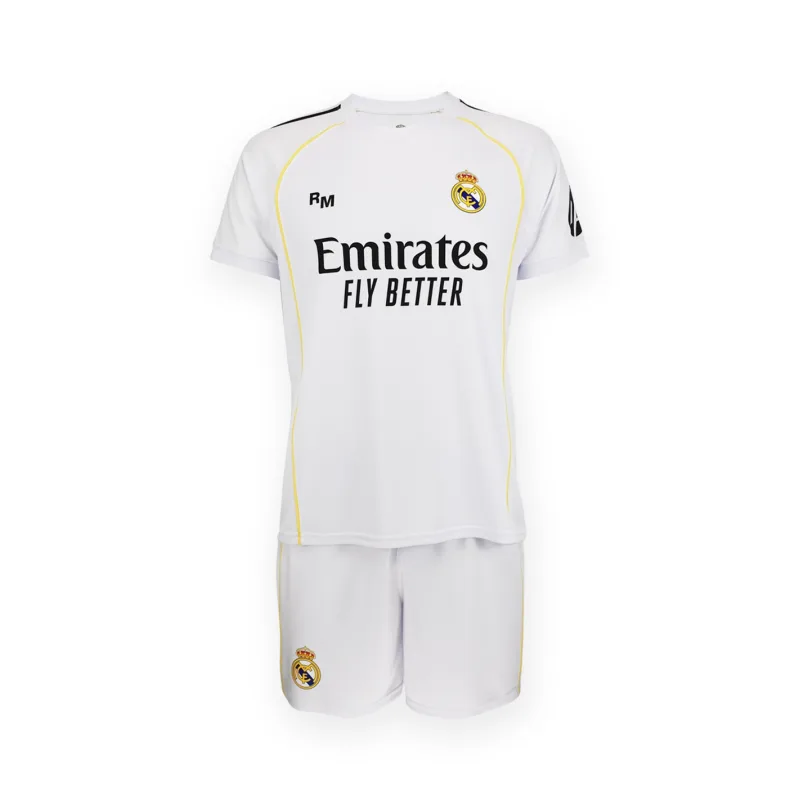 Real Madrid set detský - dres + kraťasy (2025-2026) domáci - oficiálna replika - SKLADOM