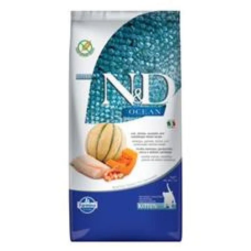 N&D OCEAN CAT Kitten Cod & Shrimp & Pumpkin&Melon 5 kg