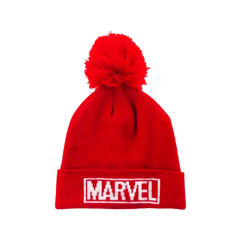 Marvel zimná čiapka červená