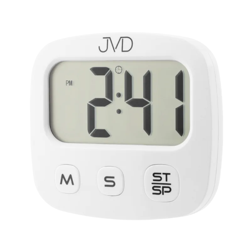 Bílá moderní digitální minutka JVD DM8208