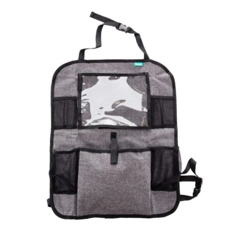 Organizér na sedadlo + vrecko na tablet, grey