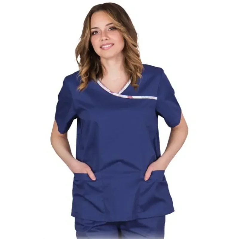 Reis Senza-J blúza lekárska modrá S-2XL