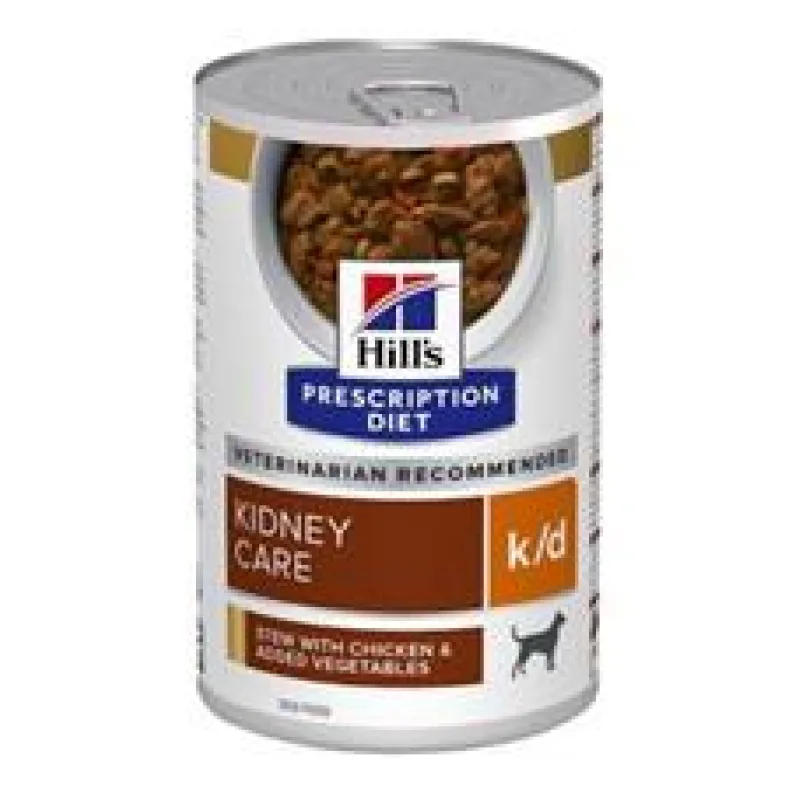 Hill’s Can. PD K/D Kidney Chicken&Veget stew Konz. 6 x 354g NEW