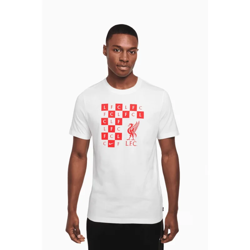 Nike Liverpool FC tričko biele pánske