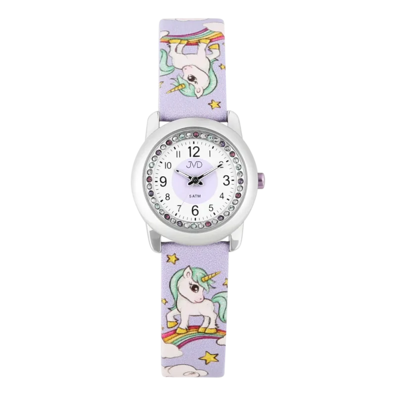 JVD Dětské dívčí náramkové hodinky JEDNOROŽEC JVD J7239.1